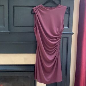 ZARA soft burgundy dress sz L